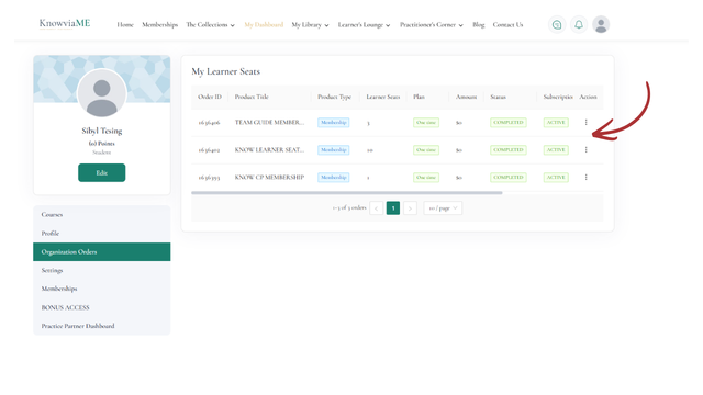 Step 2: Select your membership product